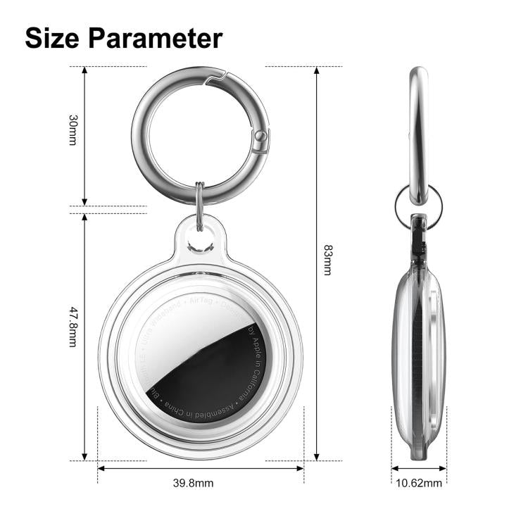 XDcase 2 Pack Full-cover Waterproof TPU Protective Case with Keychain