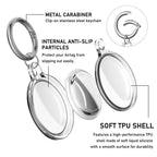 XDcase 2 Pack Full-cover Waterproof TPU Protective Case with Keychain