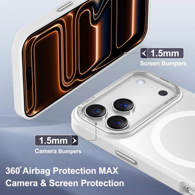 XDcase Metal Lens Frame Skin Feel Magnetic Phone Case, For iPhone 17 Pro Max, For iPhone 17 Pro, For iPhone 17