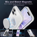 XDcase Metal Lens Frame Skin Feel Magnetic Phone Case, For iPhone 18, For iPhone 18 Pro, For iPhone 18 Pro Max, For iPhone 17 Pro Max, For iPhone 17 Pro, For iPhone 17