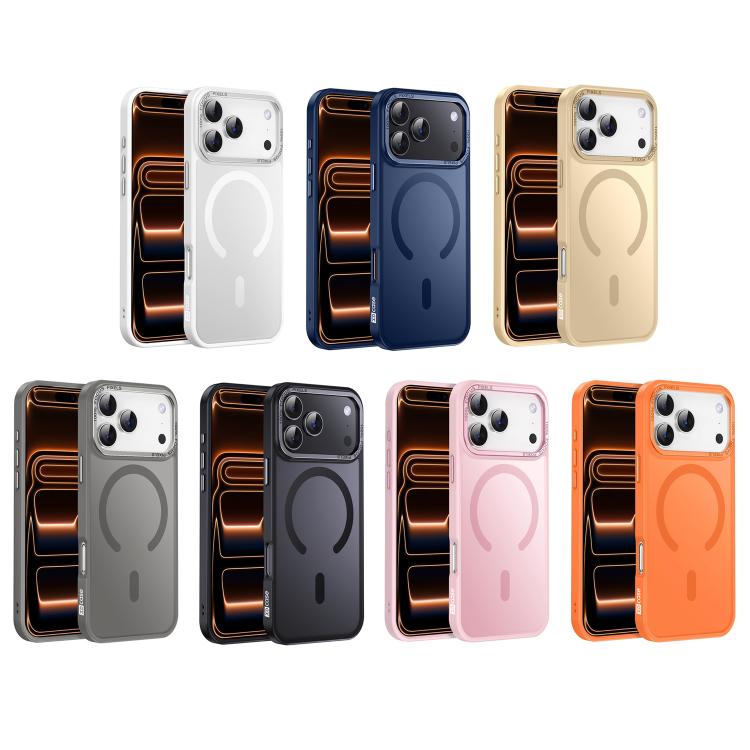 XDcase Metal Lens Frame Skin Feel Magnetic Phone Case, For iPhone 17 Pro Max, For iPhone 17 Pro, For iPhone 17