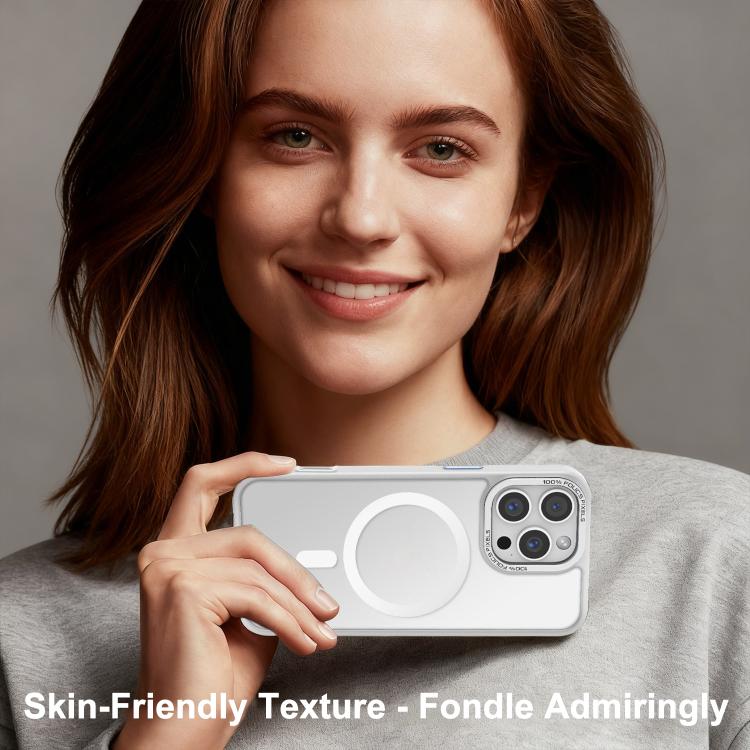 XDcase Metal Lens Frame Skin Feel Magnetic Phone Case, For iPhone 16 Pro Max, For iPhone 16 Pro, For iPhone 15 Pro Max, For iPhone 15 Pro