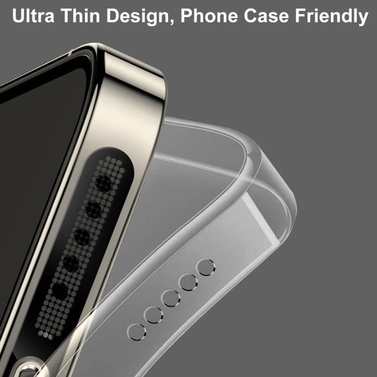 XDcase 4pcs Metal Dust Mesh Earpiece Dustproof Stickers with 4 Anti-Dust Plugs 1 Cleaning Brush, For iPhone 17 Pro Max