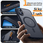 XDcase Skin Feel Magnetic Frosted Phone Case with Lens Film, For iPhone 17 Pro Max, For iPhone 17 Pro, For iPhone 17, For iPhone 17 Air