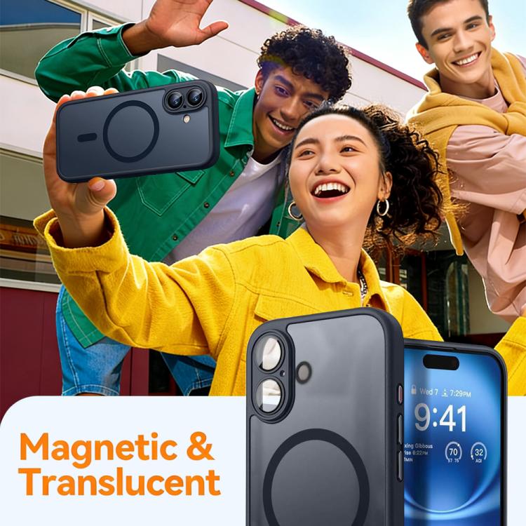 XDcase Skin Feel Magnetic Frosted Phone Case with Lens Film, For iPhone 17 Pro Max, For iPhone 17 Pro, For iPhone 17, For iPhone 17 Air