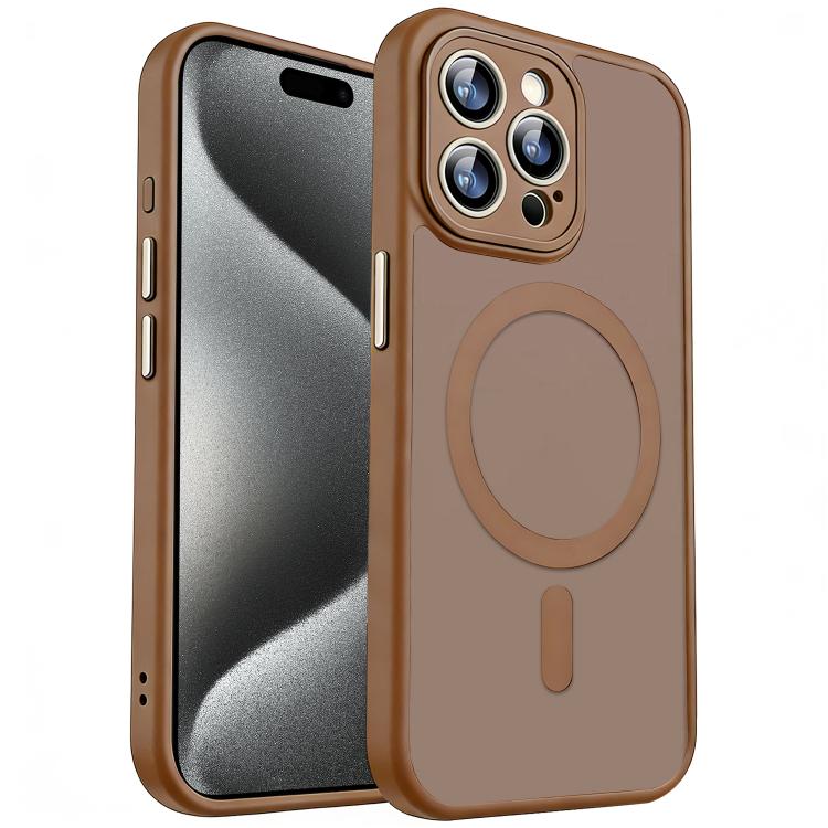 XDcase Skin Feel Magnetic Frosted Phone Case with Lens Film, For iPhone 16e, For iPhone 16 Pro Max, For iPhone 16 Pro, For iPhone 16 Plus, For iPhone 16, For iPhone 15 Pro Max, For iPhone 15 Pro, For iPhone 15 Plus, For iPhone 15