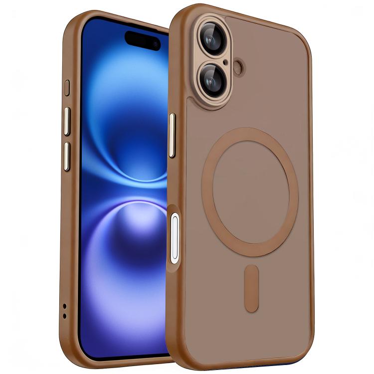 XDcase Skin Feel Magnetic Frosted Phone Case with Lens Film, For iPhone 16e, For iPhone 16 Pro Max, For iPhone 16 Pro, For iPhone 16 Plus, For iPhone 16, For iPhone 15 Pro Max, For iPhone 15 Pro, For iPhone 15 Plus, For iPhone 15