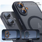 XDcase Skin Feel Magnetic Frosted Phone Case with Lens Film, For iPhone 14 Pro Max, For iPhone 13 Pro Max, For iPhone 13 Pro, For iPhone 13, For iPhone 12 Pro Max