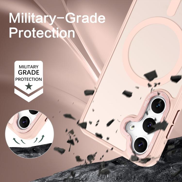 XDcase Metal Lens Frame Skin Feel Magnetic Phone Case, For Samsung Galaxy S25 5G, For Samsung Galaxy S25+ 5G, For Samsung Galaxy S25 Ultra 5G, For Samsung Galaxy S24 Ultra 5G, For Samsung Galaxy S24+ 5G, For Samsung Galaxy S24 5G