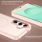 XDcase Metal Lens Frame Skin Feel Magnetic Phone Case, For Samsung Galaxy S25 5G, For Samsung Galaxy S25+ 5G, For Samsung Galaxy S25 Ultra 5G, For Samsung Galaxy S24 Ultra 5G, For Samsung Galaxy S24+ 5G, For Samsung Galaxy S24 5G