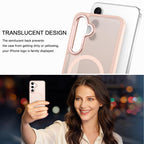 XDcase Metal Lens Frame Skin Feel Magnetic Phone Case, For Samsung Galaxy S25 5G, For Samsung Galaxy S25+ 5G, For Samsung Galaxy S25 Ultra 5G, For Samsung Galaxy S24 Ultra 5G, For Samsung Galaxy S24+ 5G