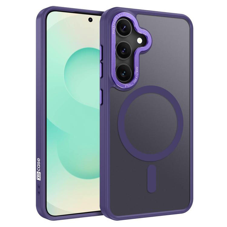 XDcase Metal Lens Frame Skin Feel Magnetic Phone Case, For Samsung Galaxy S25 5G, For Samsung Galaxy S25+ 5G, For Samsung Galaxy S25 Ultra 5G, For Samsung Galaxy S24 Ultra 5G, For Samsung Galaxy S24+ 5G, For Samsung Galaxy S24 5G