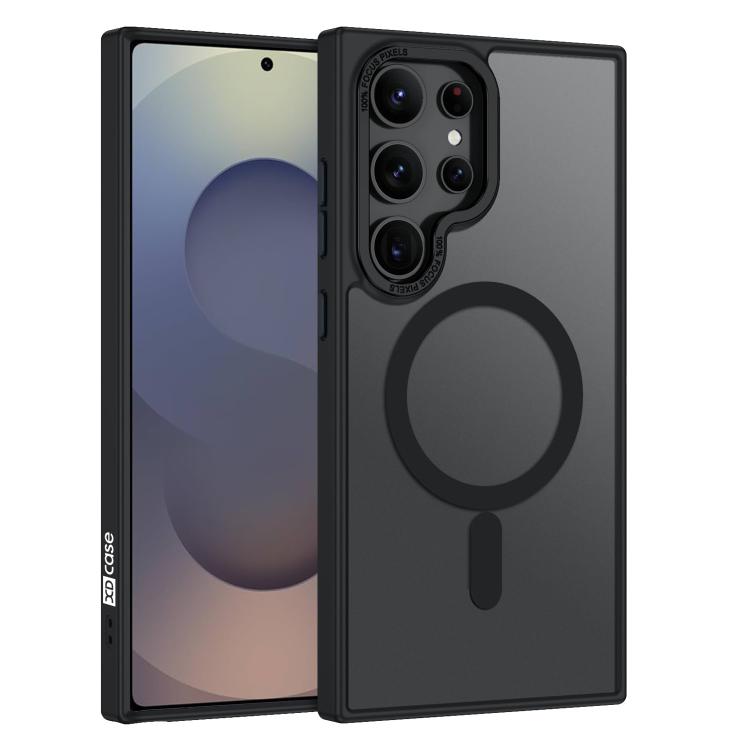 XDcase Metal Lens Frame Skin Feel Magnetic Phone Case, For Samsung Galaxy S25 5G, For Samsung Galaxy S25+ 5G, For Samsung Galaxy S25 Ultra 5G, For Samsung Galaxy S24 Ultra 5G, For Samsung Galaxy S24+ 5G, For Samsung Galaxy S24 5G