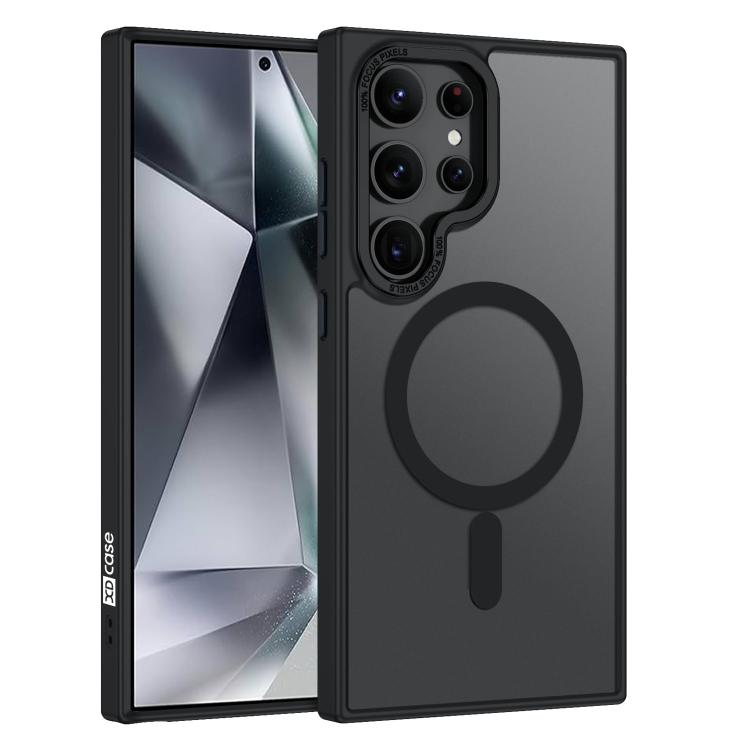 XDcase Metal Lens Frame Skin Feel Magnetic Phone Case, For Samsung Galaxy S25 5G, For Samsung Galaxy S25+ 5G, For Samsung Galaxy S25 Ultra 5G, For Samsung Galaxy S24 Ultra 5G, For Samsung Galaxy S24+ 5G, For Samsung Galaxy S24 5G