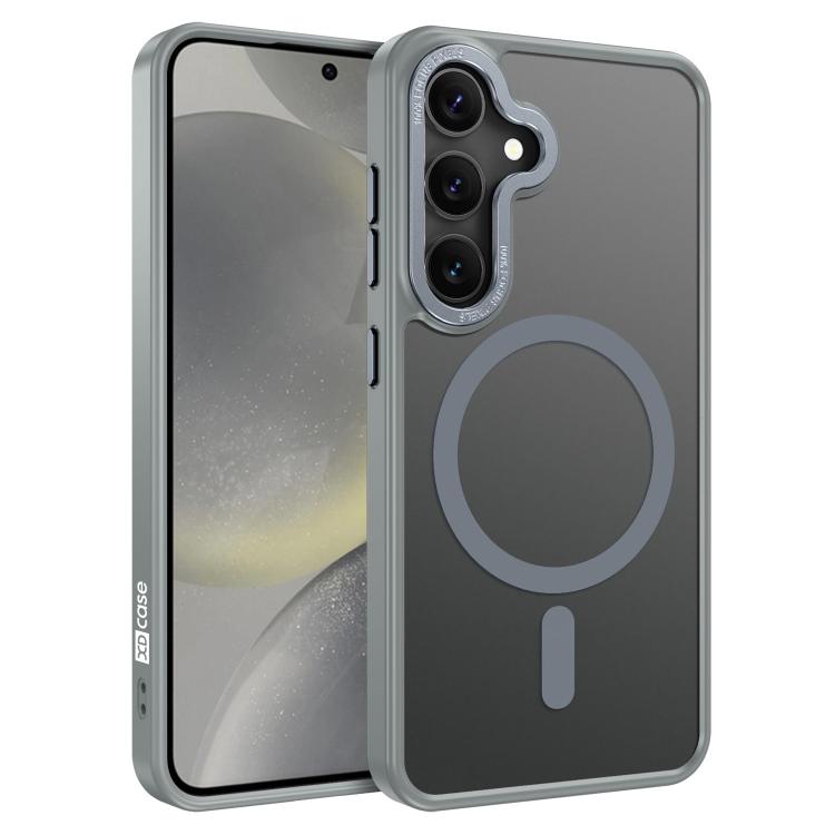 XDcase Metal Lens Frame Skin Feel Magnetic Phone Case, For Samsung Galaxy S25 5G, For Samsung Galaxy S25+ 5G, For Samsung Galaxy S25 Ultra 5G, For Samsung Galaxy S24 Ultra 5G, For Samsung Galaxy S24+ 5G, For Samsung Galaxy S24 5G