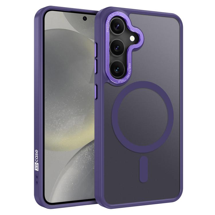 XDcase Metal Lens Frame Skin Feel Magnetic Phone Case, For Samsung Galaxy S25 5G, For Samsung Galaxy S25+ 5G, For Samsung Galaxy S25 Ultra 5G, For Samsung Galaxy S24 Ultra 5G, For Samsung Galaxy S24+ 5G, For Samsung Galaxy S24 5G