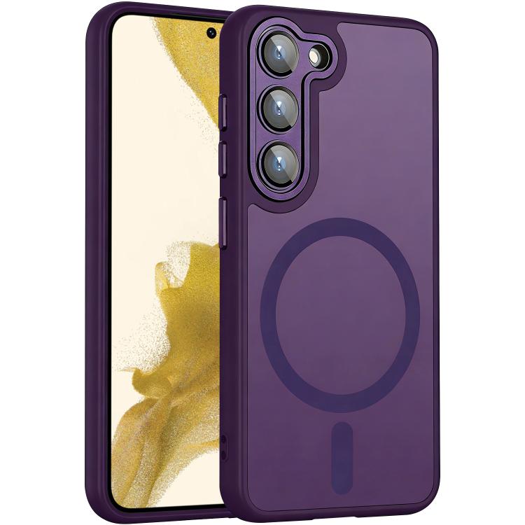 XDcase Skin Feel Magnetic Frosted Phone Case with Lens Film, For Samsung Galaxy S23 5G, For Samsung Galaxy S22 Ultra 5G, For Samsung Galaxy S22+ 5G