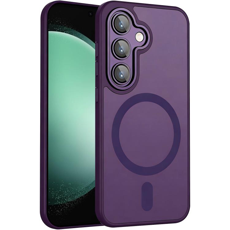 XDcase Skin Feel Magnetic Frosted Phone Case with Lens Film, For Samsung Galaxy S25 Edge 5G, For Samsung Galaxy S25 / S24 5G, For Samsung Galaxy S25+ / S24+ 5G, For Samsung Galaxy S25 Ultra 5G, For Samsung Galaxy S24 FE 5G, For Samsung Galaxy S24 Ultra...