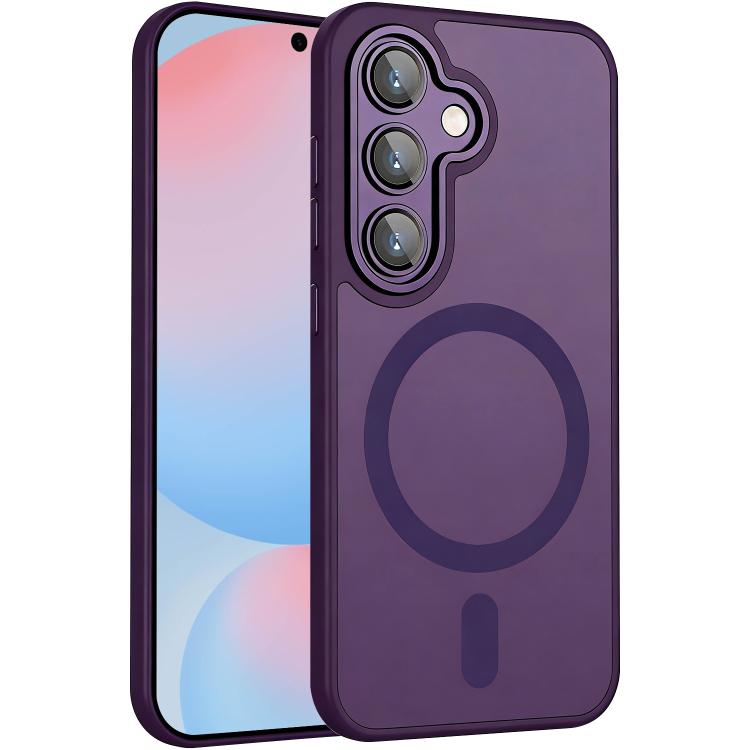 XDcase Skin Feel Magnetic Frosted Phone Case with Lens Film, For Samsung Galaxy S25 Edge 5G, For Samsung Galaxy S25 / S24 5G, For Samsung Galaxy S25+ / S24+ 5G, For Samsung Galaxy S25 Ultra 5G, For Samsung Galaxy S24 FE 5G, For Samsung Galaxy S24 Ultra...