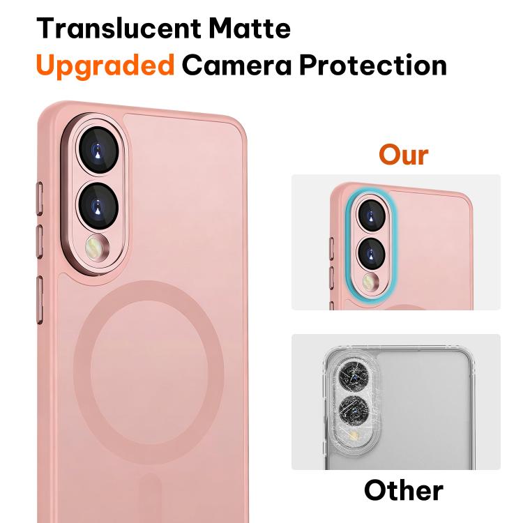 XDcase Skin Feel Magnetic Frosted Phone Case with Lens Film, For Samsung Galaxy S25 Edge 5G, For Samsung Galaxy S25 / S24 5G, For Samsung Galaxy S25+ / S24+ 5G, For Samsung Galaxy S25 Ultra 5G, For Samsung Galaxy S24 FE 5G, For Samsung Galaxy S24 Ultra...