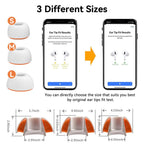 XDcase 3 Pairs Replacement Silicone Sponge Ear Tips, For AirPods Pro 1 / 2