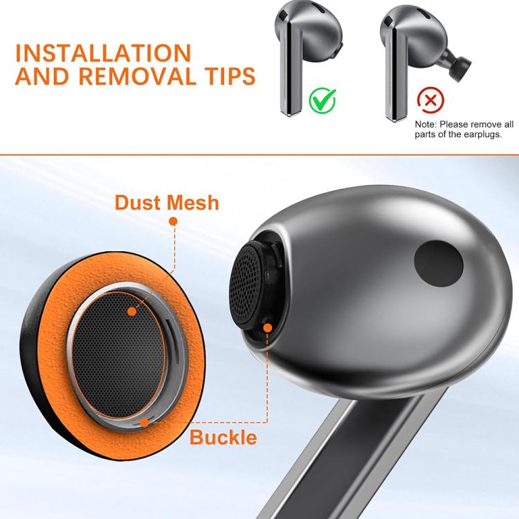 XDcase 3 Pairs Replacement Silicone Sponge Ear Tips, For Samsung Galaxy Buds3 Pro