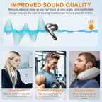 XDcase 3 Pairs Replacement Silicone Sponge Ear Tips, For Samsung Galaxy Buds3 Pro