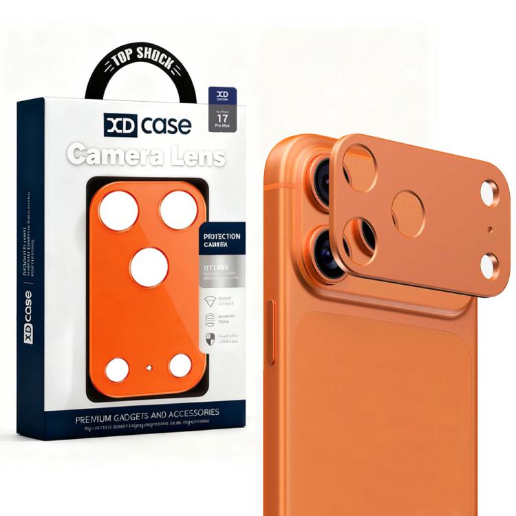 XDcase Metal Flat & Hollow Camera Lens Protector, For iPhone 17 Pro Max, For iPhone 17 Pro