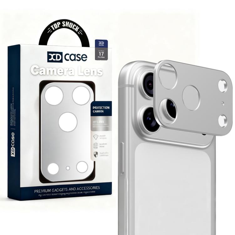 XDcase Metal Flat & Hollow Camera Lens Protector, For iPhone 17 Pro Max, For iPhone 17 Pro
