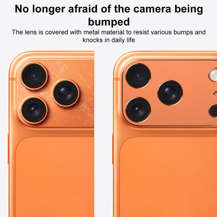 XDcase Metal Flat & Hollow Camera Lens Protector, For iPhone Air