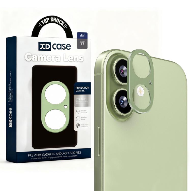 XDcase Metal Flat & Hollow Camera Lens Protector, For iPhone 17