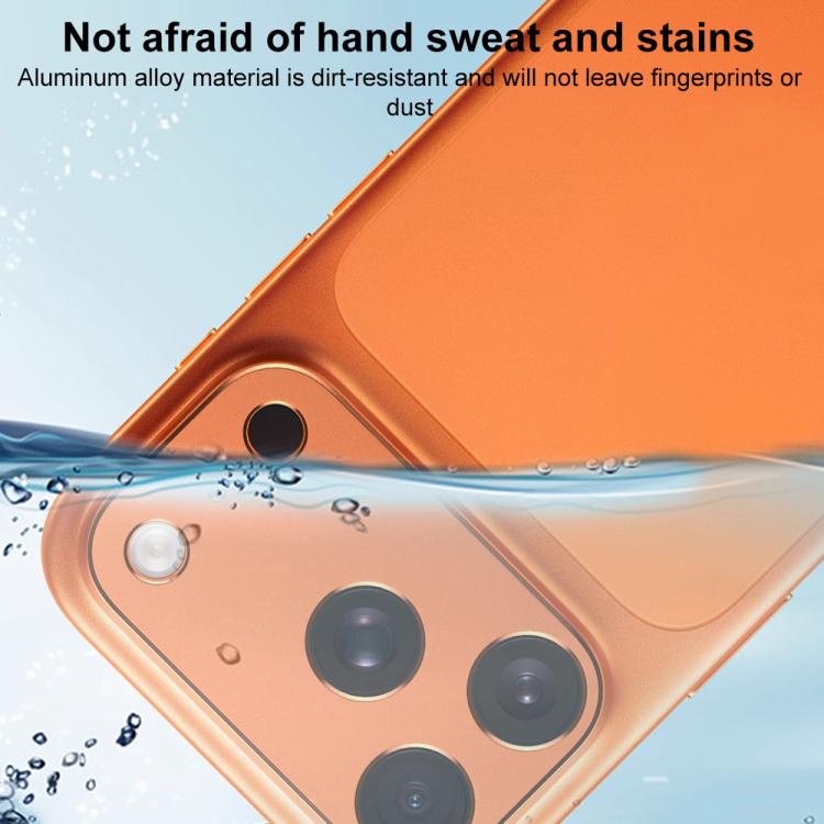 XDcase Metal Flat & Hollow Camera Lens Protector, For iPhone 17