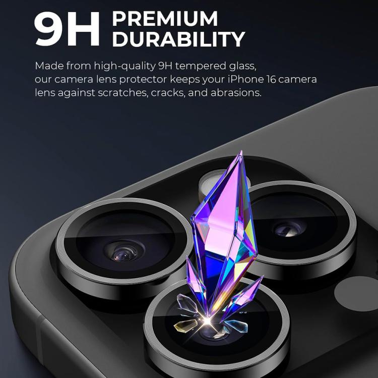 XDcase AF + AR Hawkeye Camera Lens Protector with Alignment Tool, For iPhone 16 Pro / 16 Pro Max