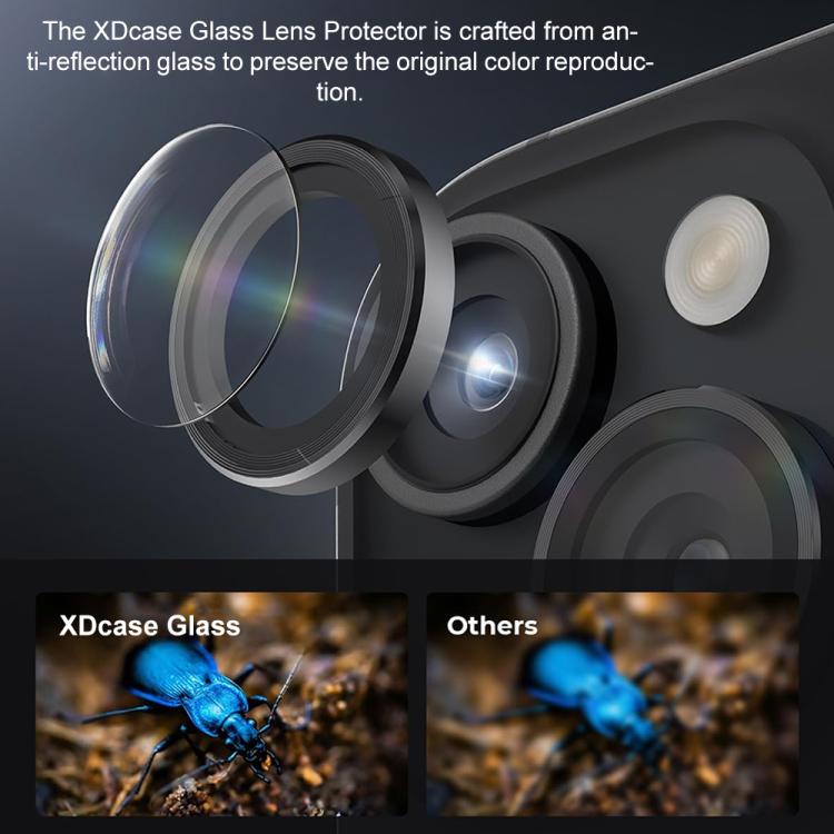 XDcase AF + AR Hawkeye Camera Lens Protector with Alignment Tool, For iPhone 16 Pro / 16 Pro Max