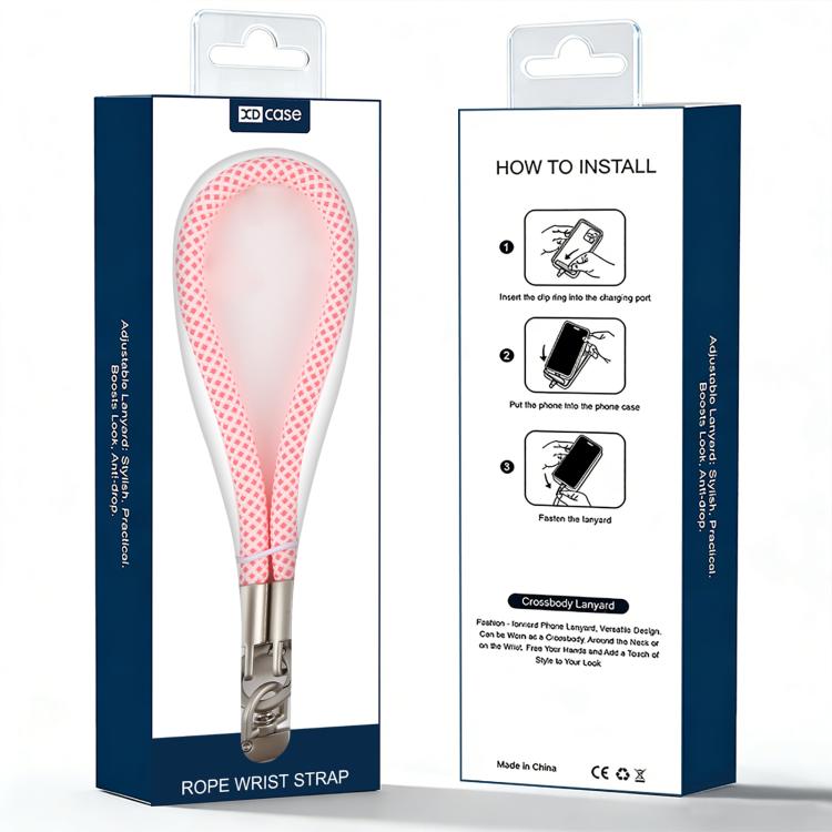 XDcase Anti-Lost Phone Wrist Lanyard with Metal Buckle & Gasket, Length: 18.9cm