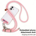 XDcase Anti-Lost Phone Lanyard with Metal Buckle & Gasket, Adjustable Length: 41-77cm