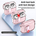 XDcase Transparent Silicone Automatic Pop-Up Earbud Case, For AirPods Pro 3, For AirPods 4, For AirPods Pro 2 / 1