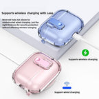 XDcase Transparent Silicone Automatic Pop-Up Earbud Case, For AirPods Pro 3, For AirPods 4, For AirPods Pro 2 / 1