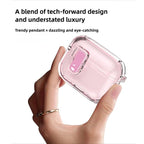 XDcase Transparent Silicone Automatic Pop-Up Earbud Case, For AirPods 5 / 4, For AirPods Pro 3, For AirPods Pro 2 / 1
