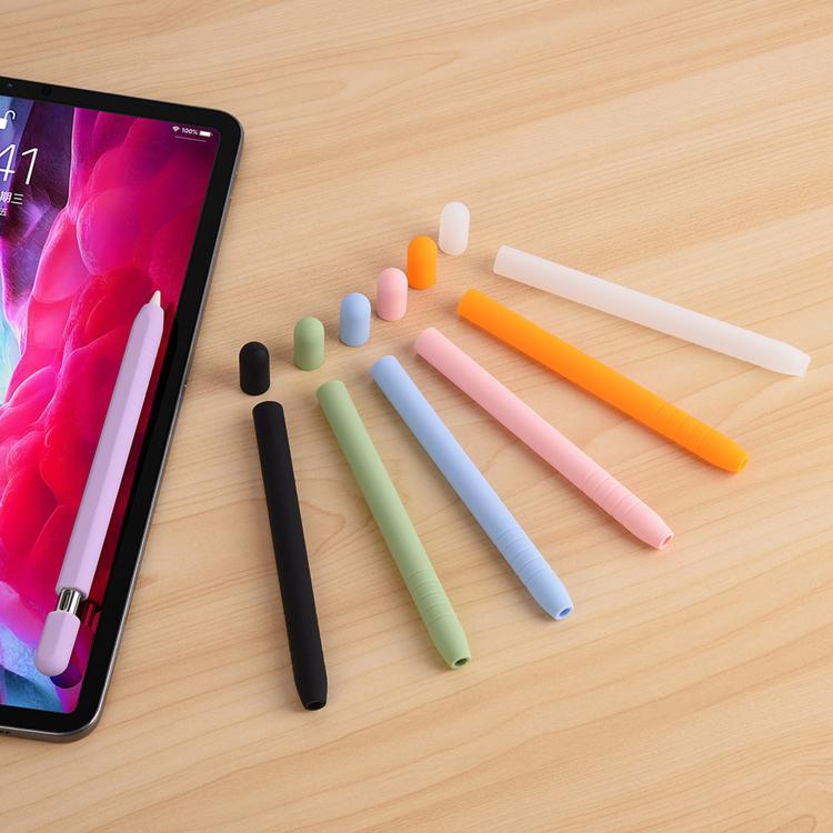 XDcase Solid Color Detachable Cap Silicone Stylus Pen Sleeve, For Apple Pencil USB-C / 3