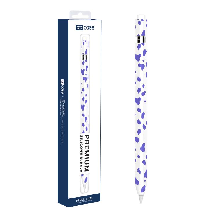 XDcase Cow Print Silicone Protective Stylus Pen Sleeve, For Apple Pencil Pro / 2, For Apple Pencil USB-C / 3