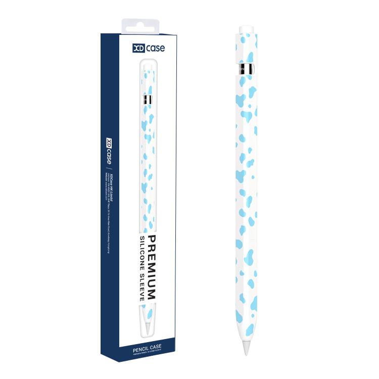 XDcase Cow Print Silicone Protective Stylus Pen Sleeve, For Apple Pencil Pro / 2, For Apple Pencil USB-C / 3