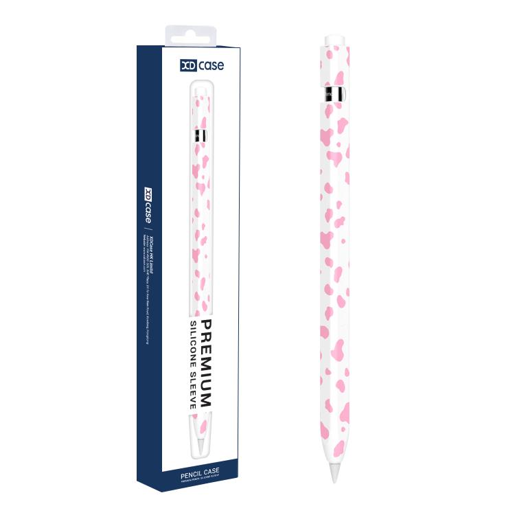 XDcase Cow Print Silicone Protective Stylus Pen Sleeve, For Apple Pencil Pro / 2, For Apple Pencil USB-C / 3