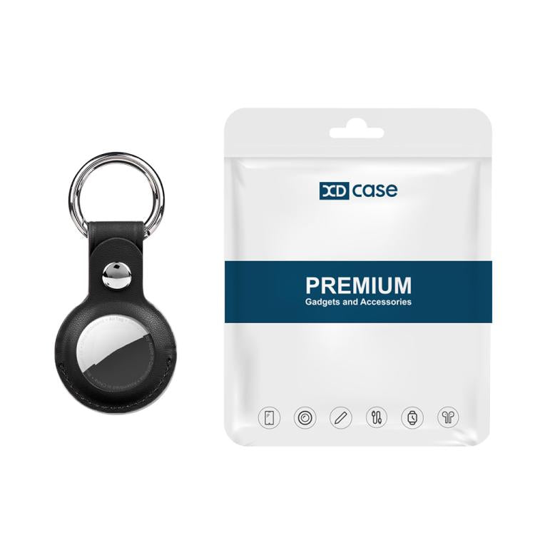 XDcase Vegan Leather Protective Case with Metal Ring, For AirTag