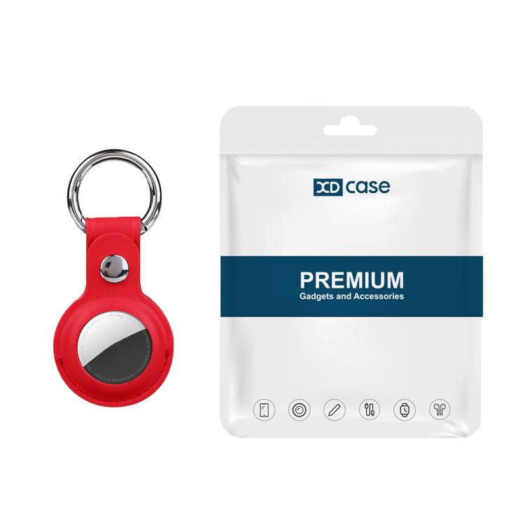 XDcase Vegan Leather Protective Case with Metal Ring, For AirTag