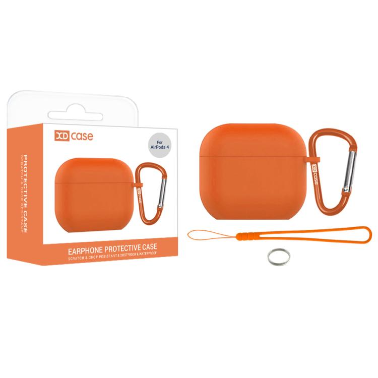 XDcase 2.5mm Thick Silicone Earbud Protective Case with Hook, For AirPods Pro 3, For AirPods 4, For AirPods Pro 2 / 1