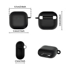 XDcase 2.5mm Thick Silicone Earbud Protective Case with Hook, For AirPods 5 / 4, For AirPods Pro 3, For AirPods Pro 2 / 1