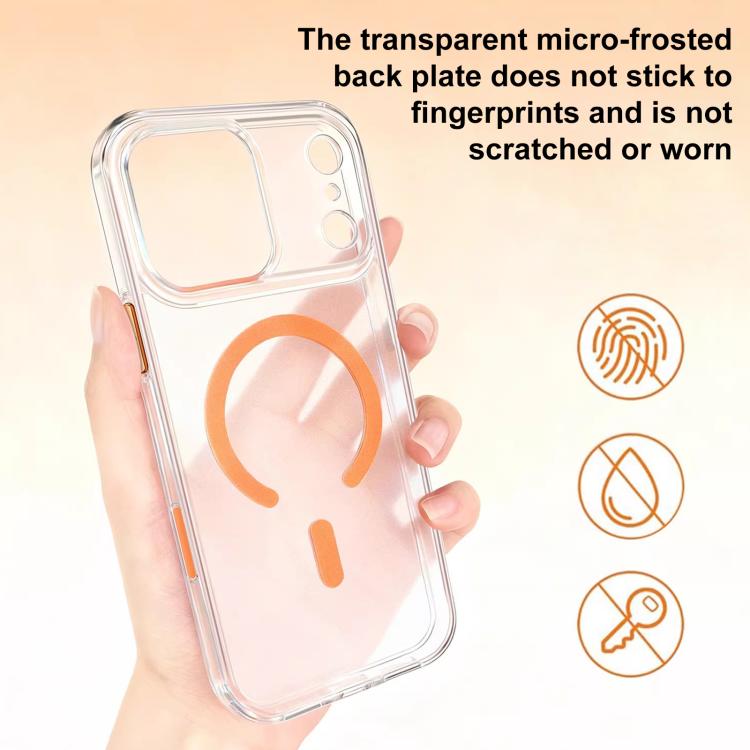 XDcase Frosted Transparent Magnetic Shockproof Phone Case, For iPhone 18 Pro, For iPhone 18 Pro Max, For iPhone 17 Pro Max, For iPhone 17 Pro, For iPhone 17