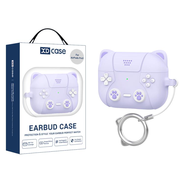 XDcase Retro Cat Cartoon Silicone Earbuds Case, For AirPods Pro 3, For AirPods 4, For AirPods Pro 2 / 1