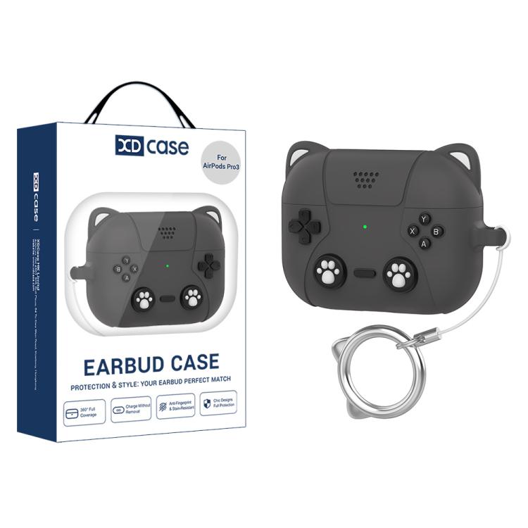 XDcase Retro Cat Cartoon Silicone Earbuds Case, For AirPods Pro 3, For AirPods 4, For AirPods Pro 2 / 1